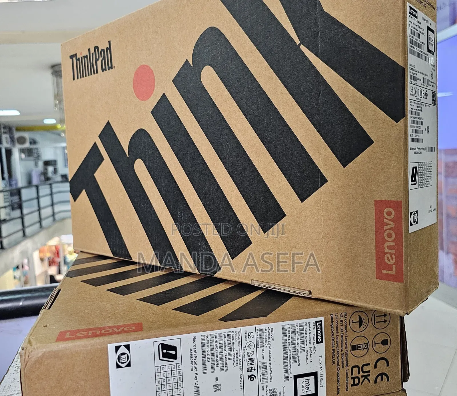 New Laptop Lenovo Thinkpad L14 16GB Intel Core I5 SSD 256GB