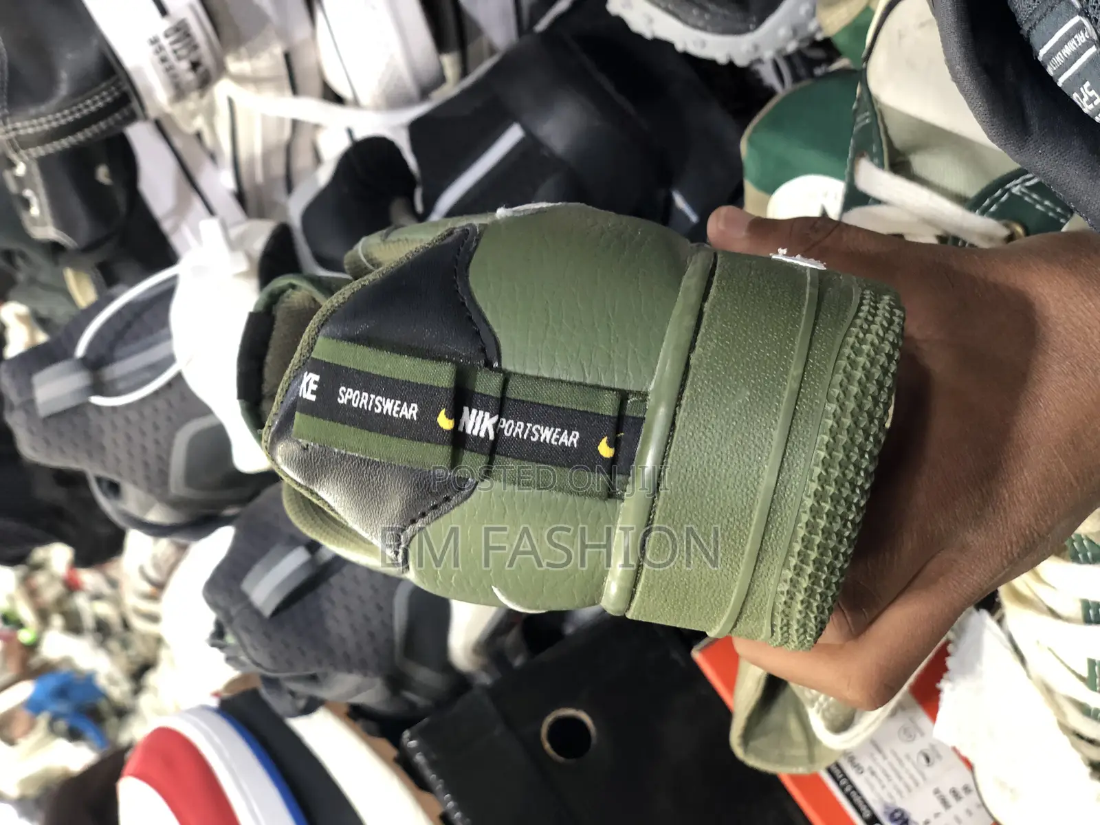 Nike Air Force 1 Green Quality Leather