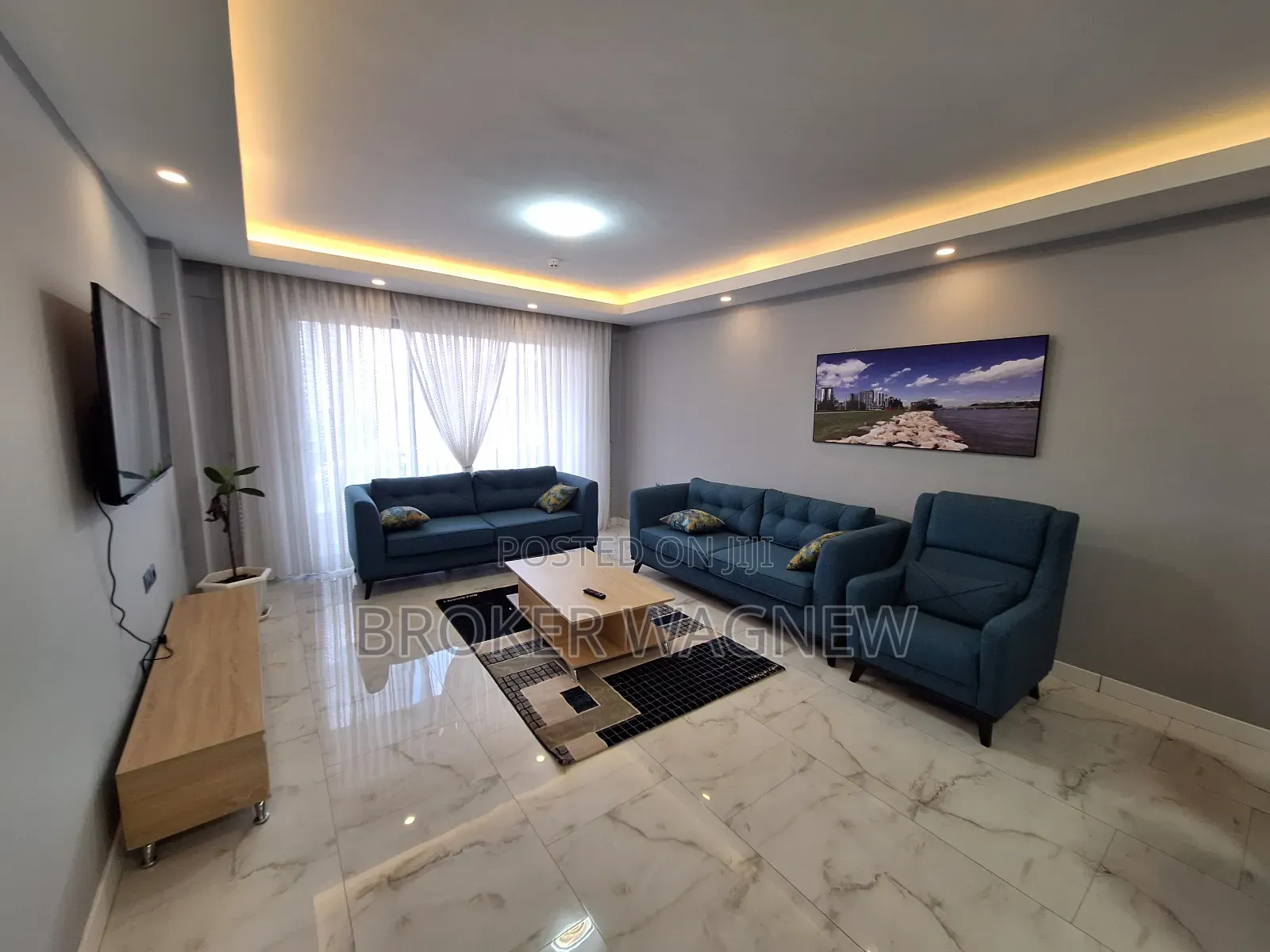 Furnished 3bdrm Apartment in Kirkos for rent