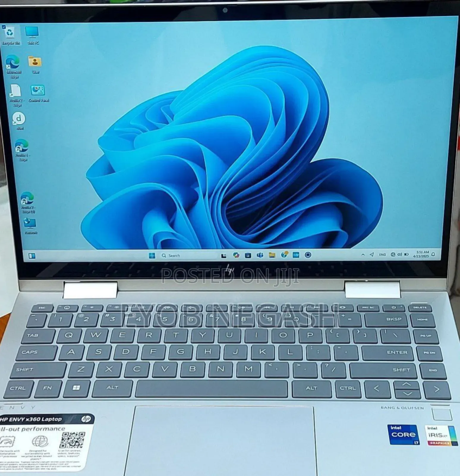 New Laptop HP Envy X360 16GB Intel Core I7 SSD 512GB