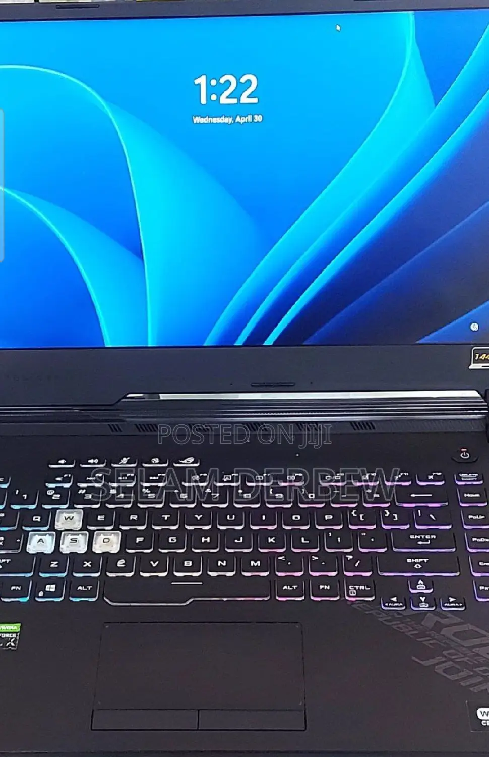 New Laptop Asus ROG Strix G15 8GB Intel Core I7 SSD 512GB