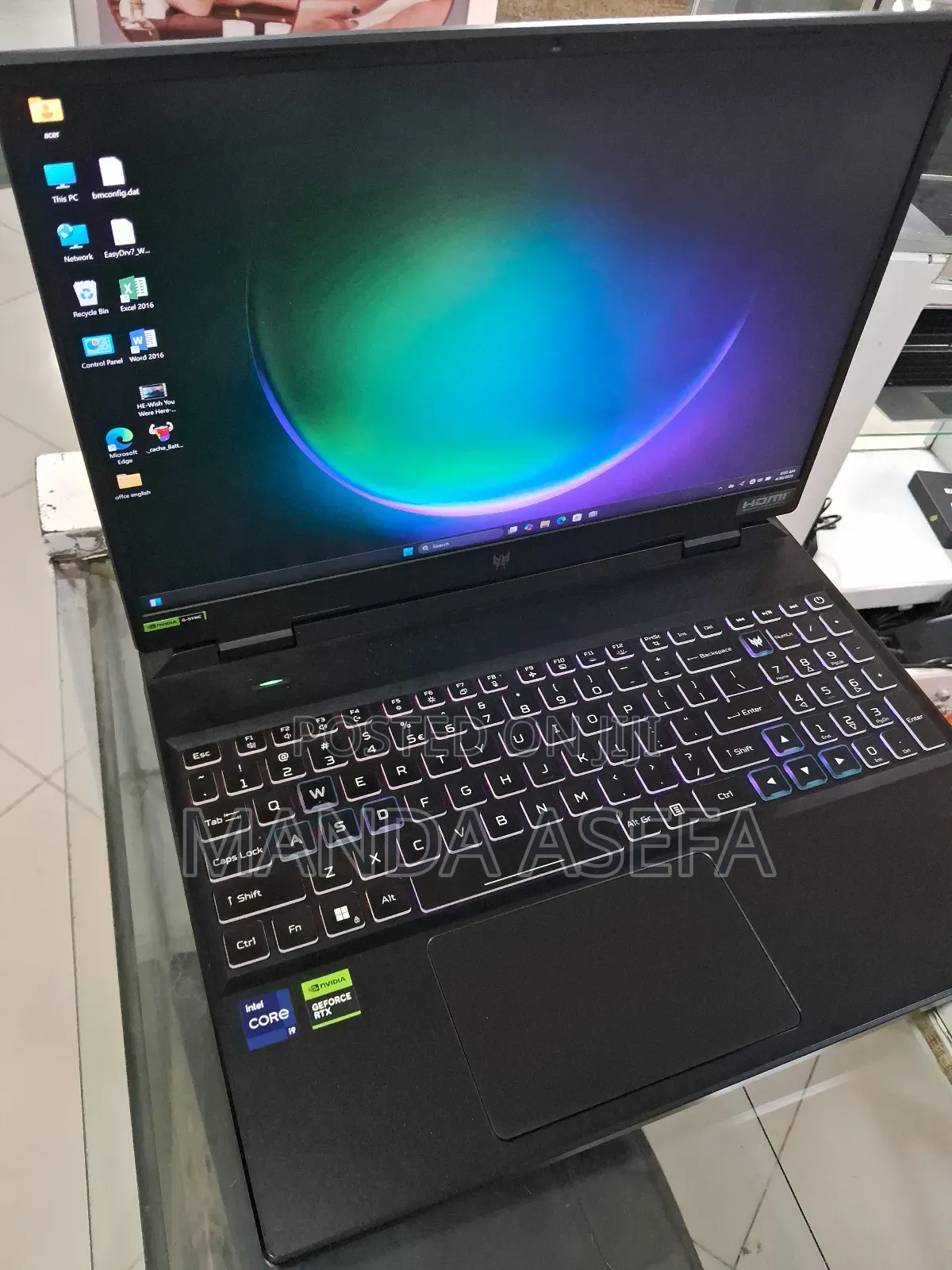 New Laptop Acer Predator Helios 300 16GB Intel Core I7 SSD 1T