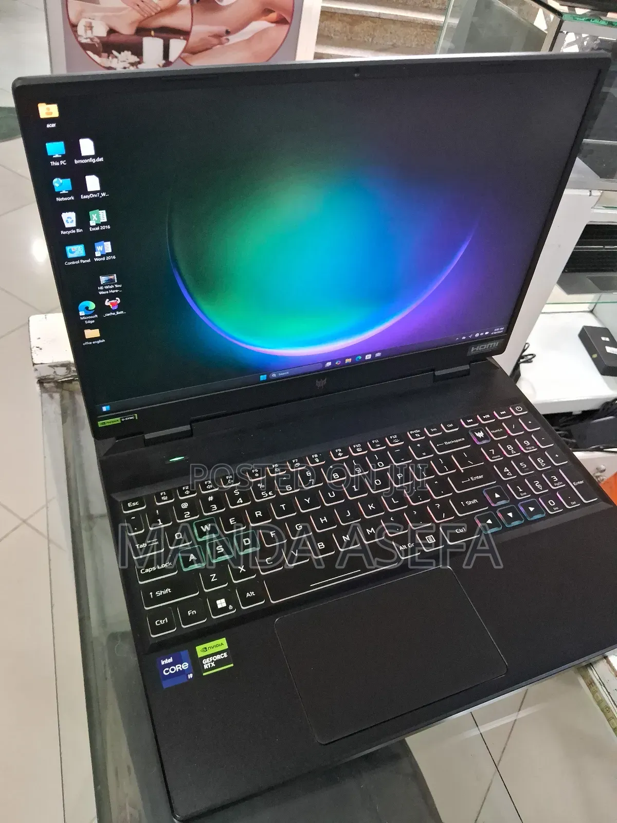 New Laptop Acer Predator Helios 300 16GB Intel Core I7 SSD 1T