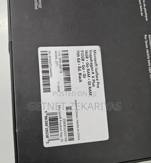 New Microsoft Surface Pro 11th Edition, a Copilot+ PC 16GB SSD 512GB