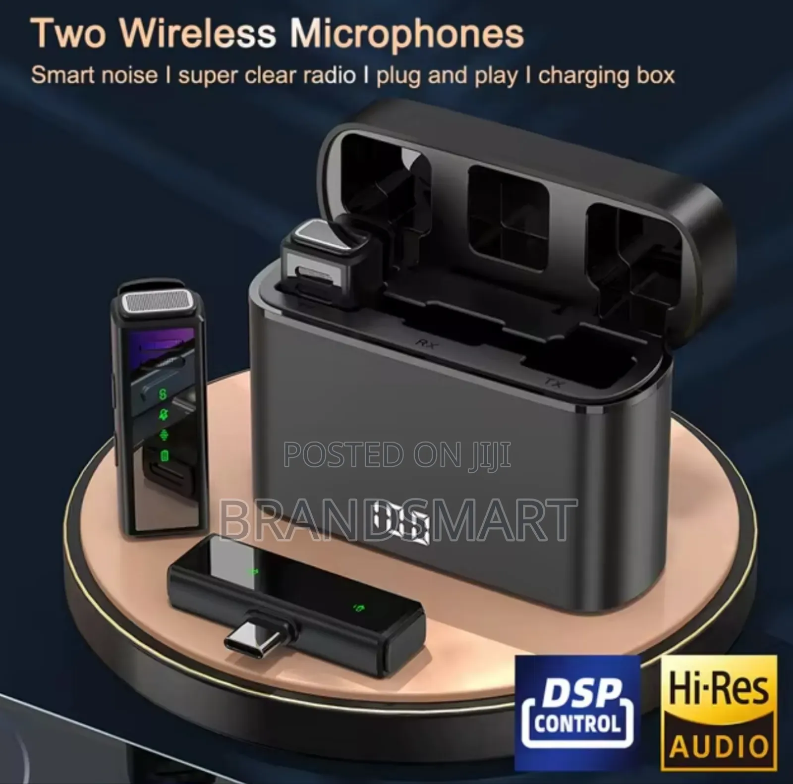 Lavalier Noise Reduction Dual Mic With 50 Meter Range