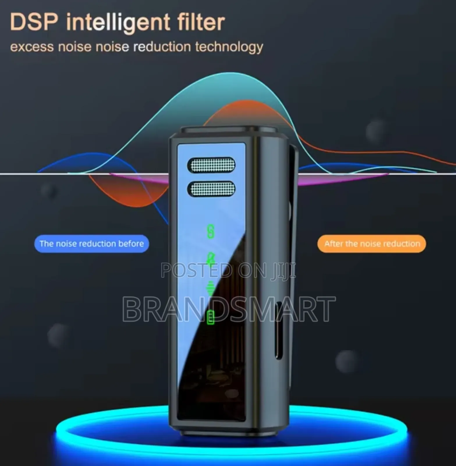 Lavalier Noise Reduction Dual Mic With 50 Meter Range