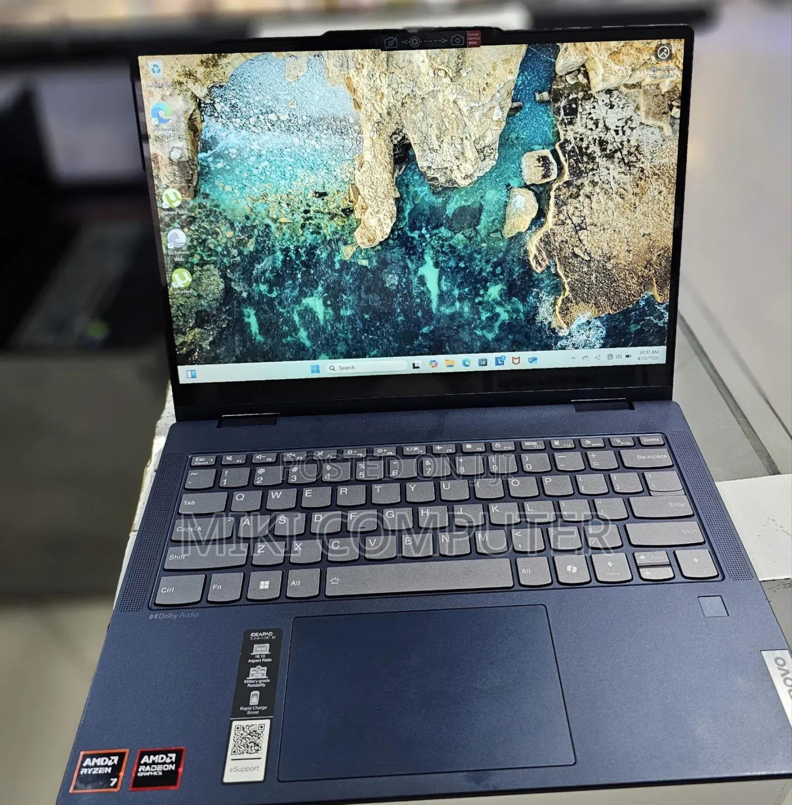 New Laptop Lenovo Ideapad 3 16GB AMD Ryzen 7 SSD 1T