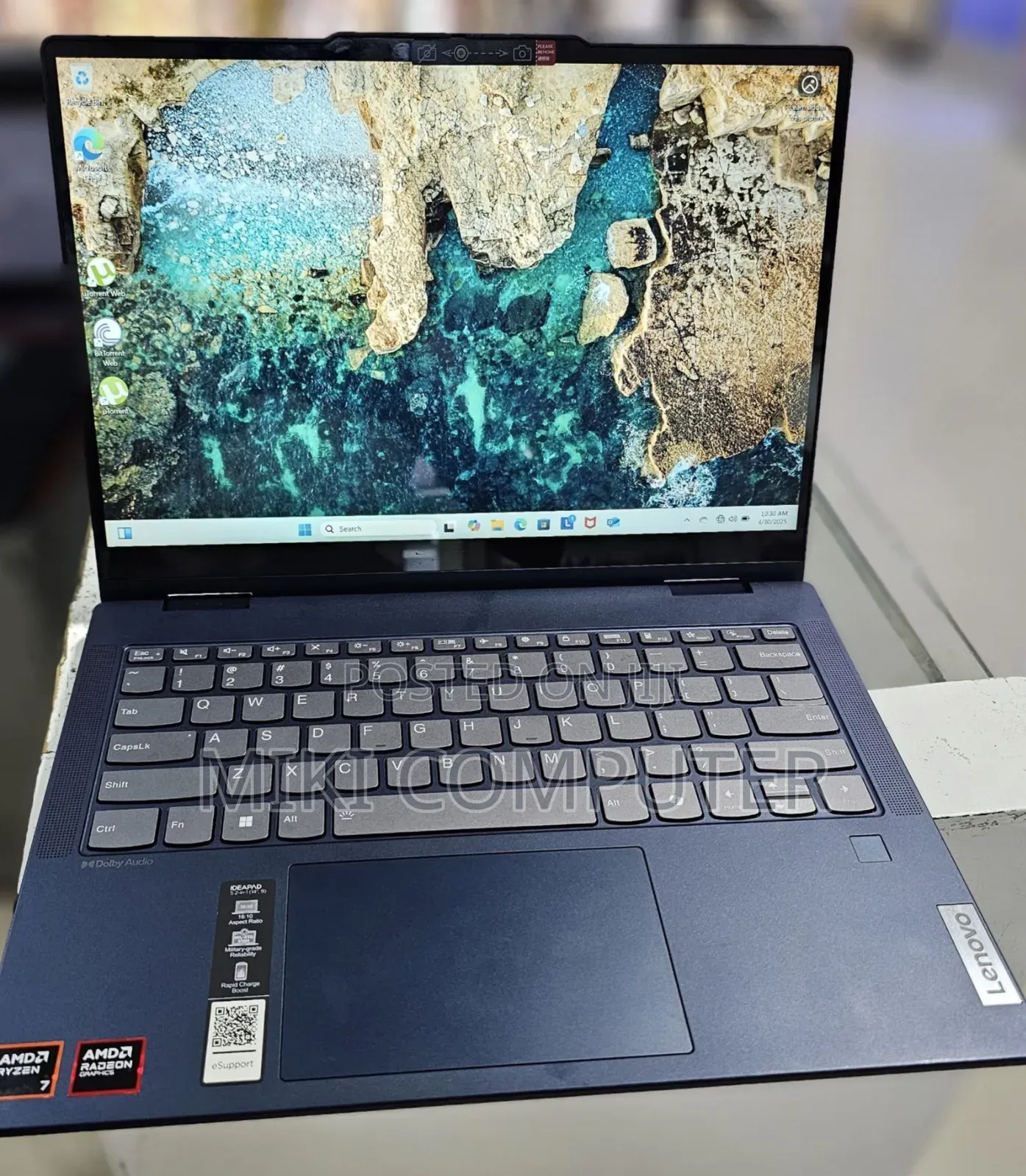 New Laptop Lenovo Ideapad 3 16GB AMD Ryzen 7 SSD 1T