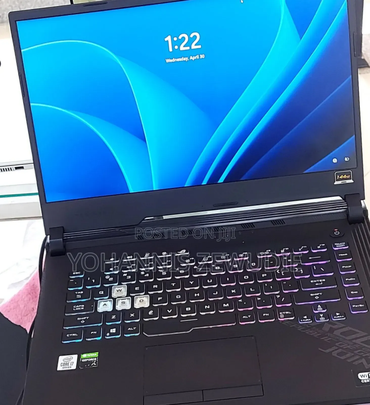 New Laptop Asus ROG Strix G15 16GB Intel Core I7 SSD 512GB