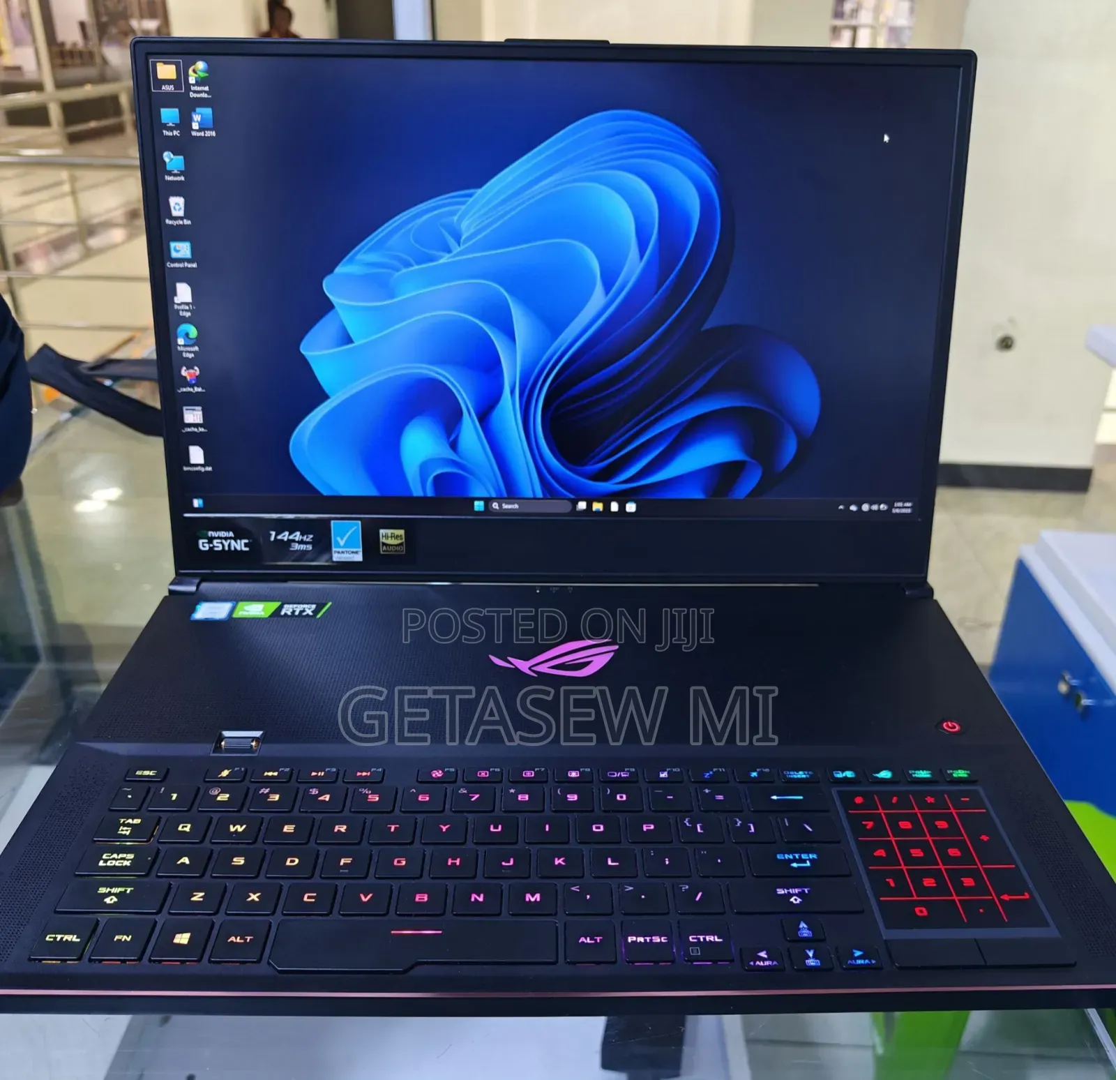 New Laptop Asus ROG Zephyrus G15 16GB Intel Core I7 SSD 512GB