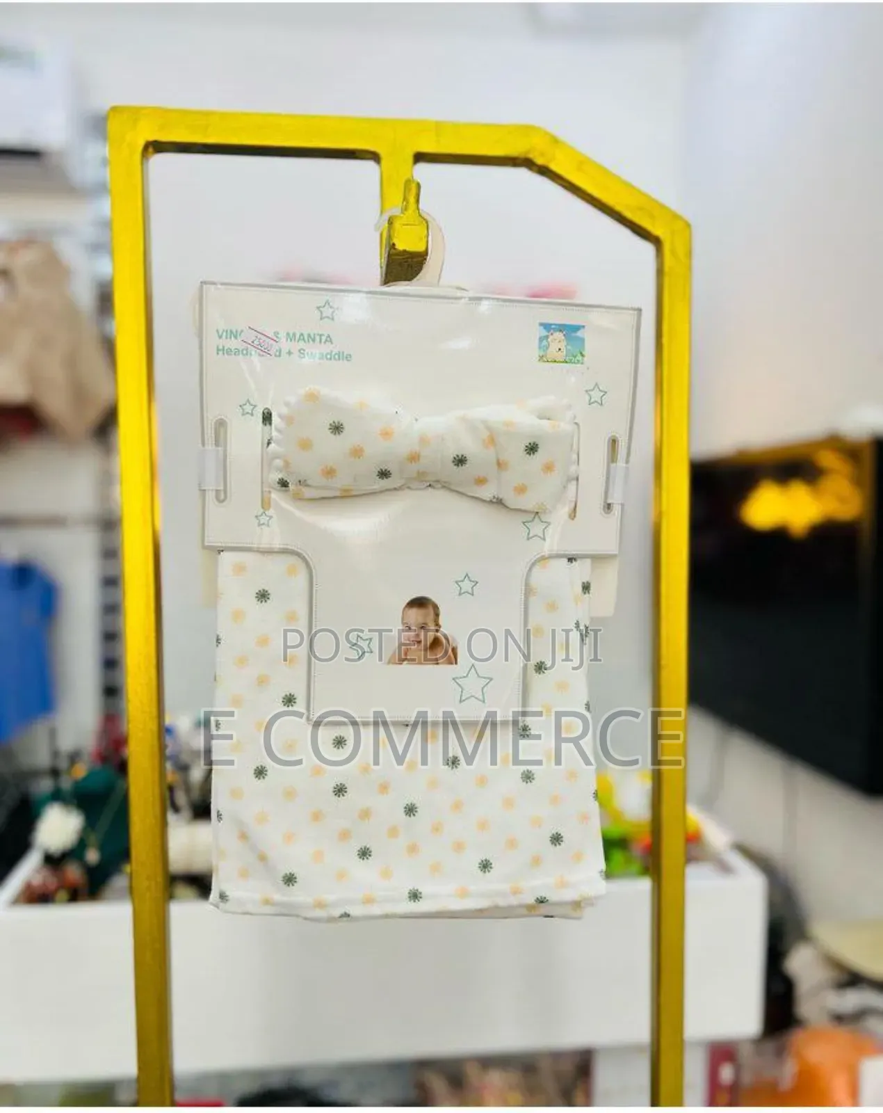 Baby Kids Swaddle and Hat or Headband