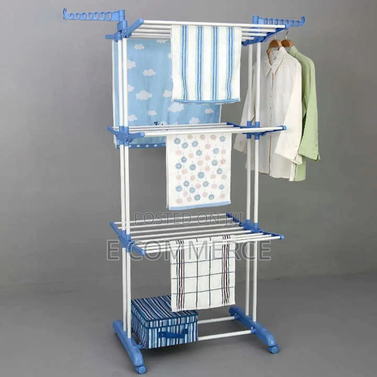 1lthree Layer Clothes Hanger Rack