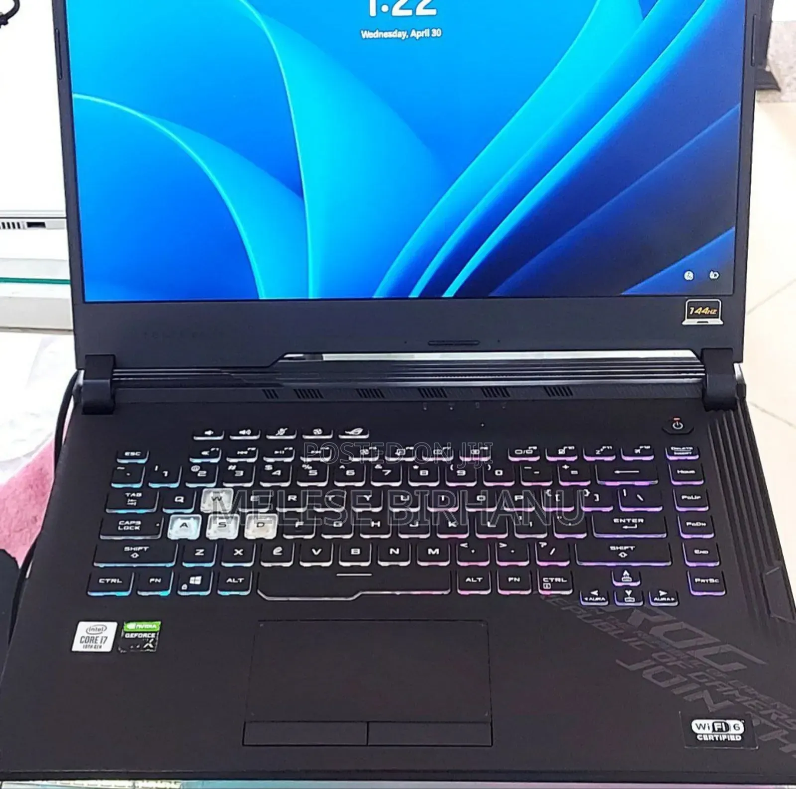 New Laptop Asus ROG Strix G15 16GB Intel Core I7 SSD 512GB