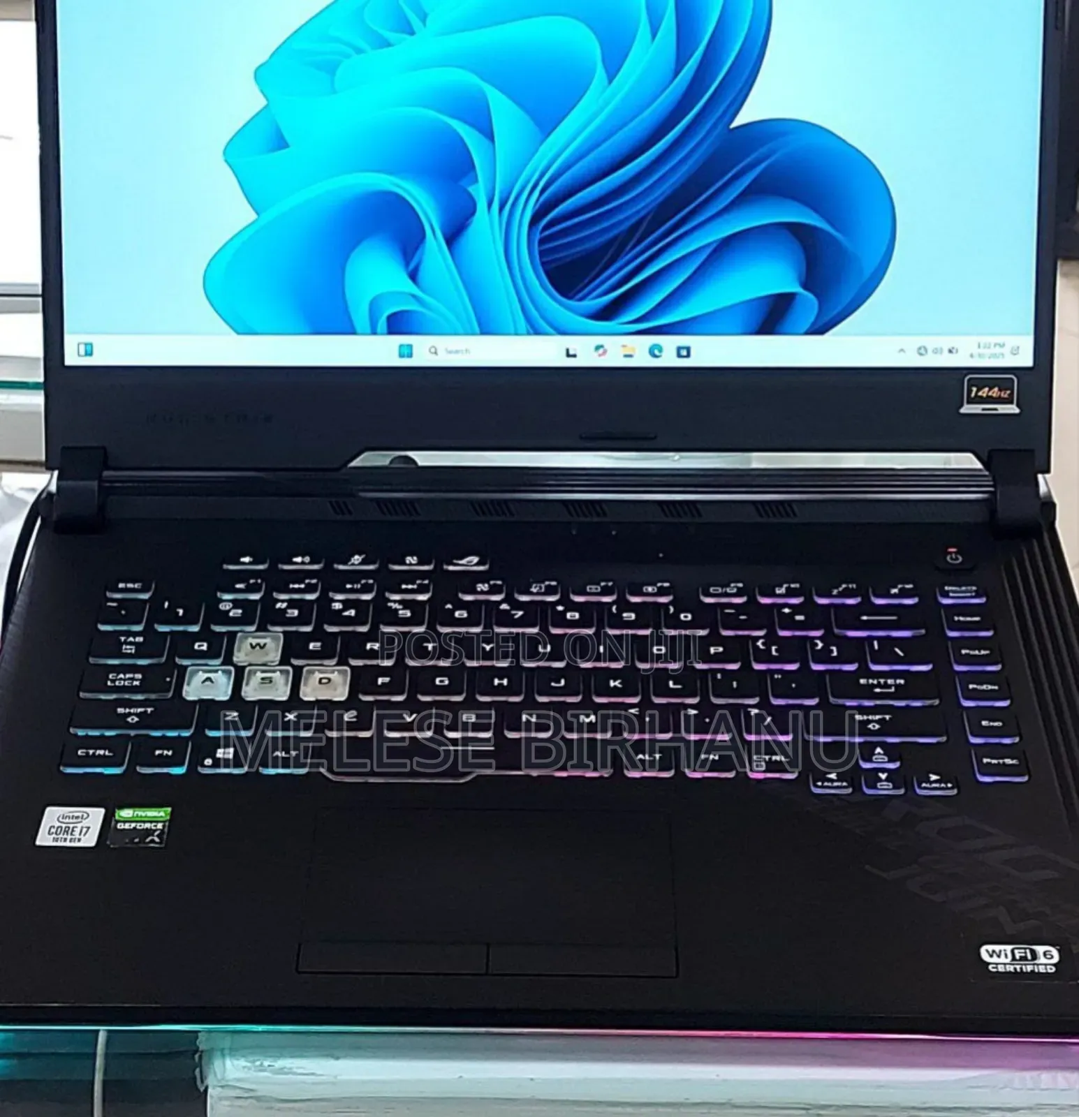 New Laptop Asus ROG Strix G15 16GB Intel Core I7 SSD 512GB