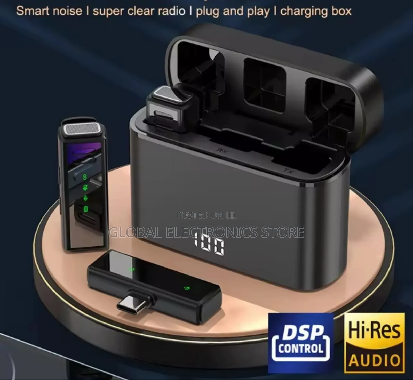 2-in-1 Lavalier Microphone (Noise Reduction And 50 Meter R)