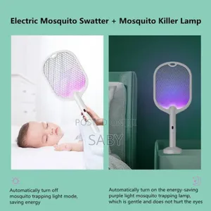 2in1 Rechargeable Lithiumelectric Mosquito Swatter
