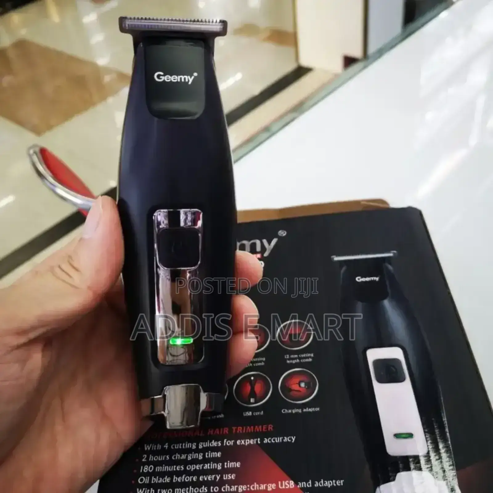 Geemy Rechargeable Hair Clipper Gm-6680