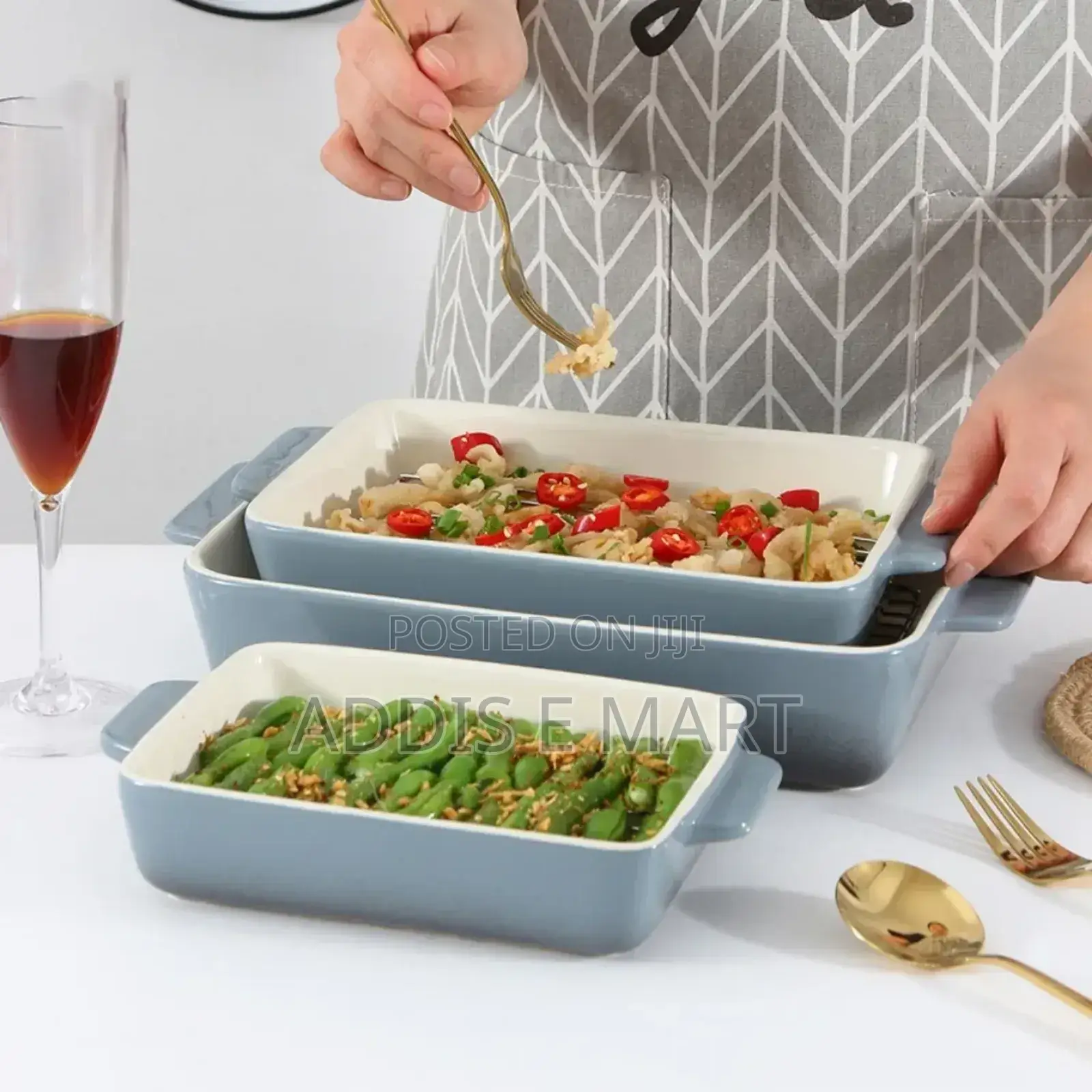 Porcelain Ceramic Baking Tray