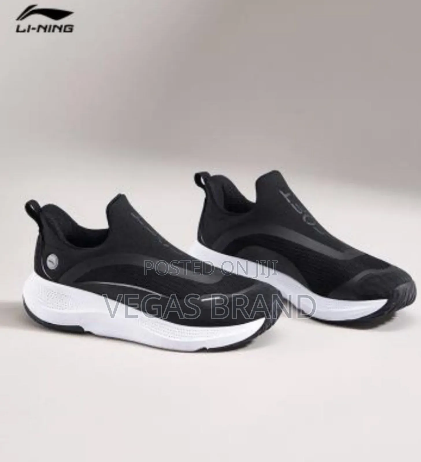 Li Ning Soft Go Men Casual Black White Master Quality Shoes