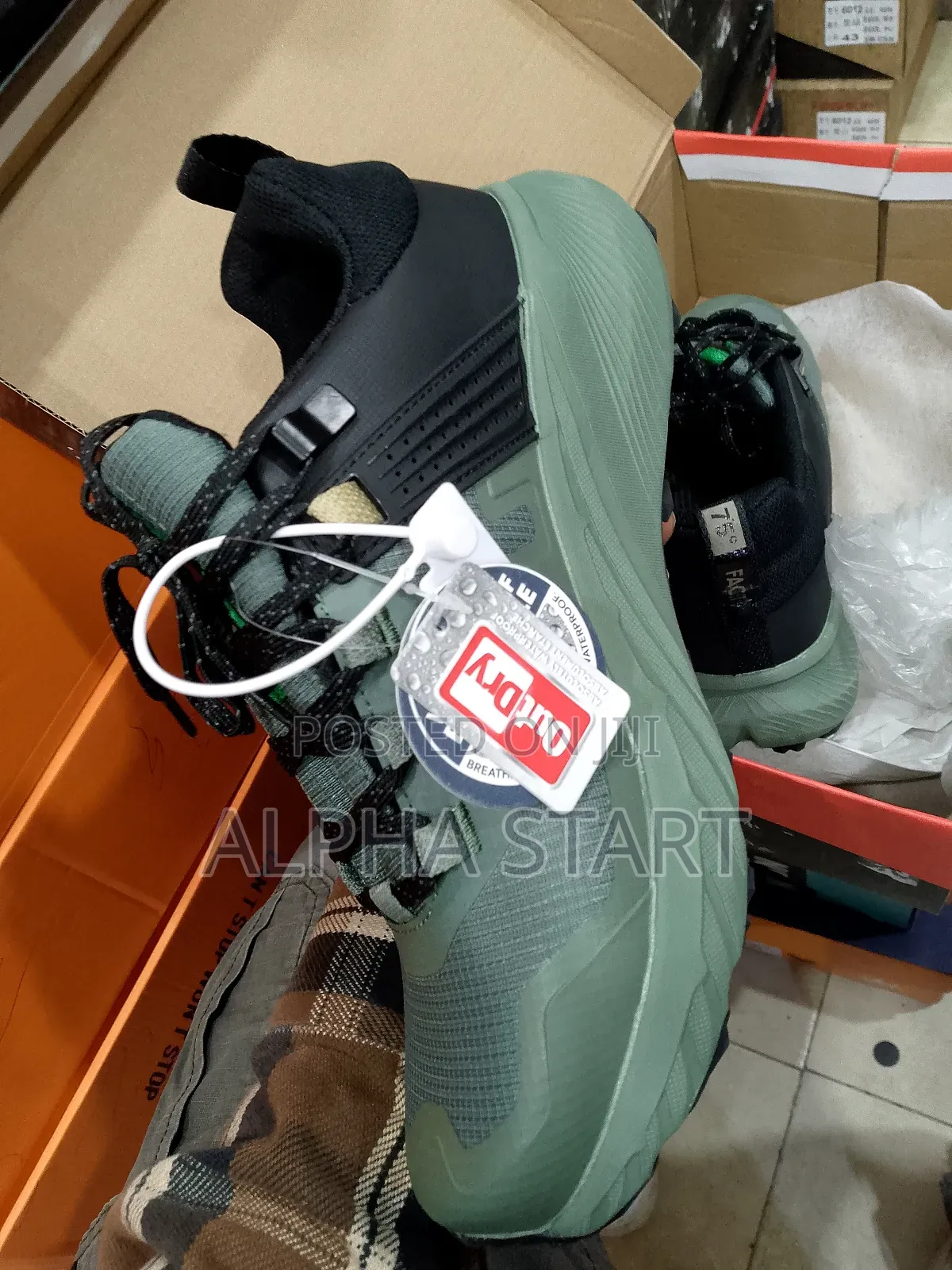 Colombia High Smooth Water Proof Sneakers Made in Vietnam