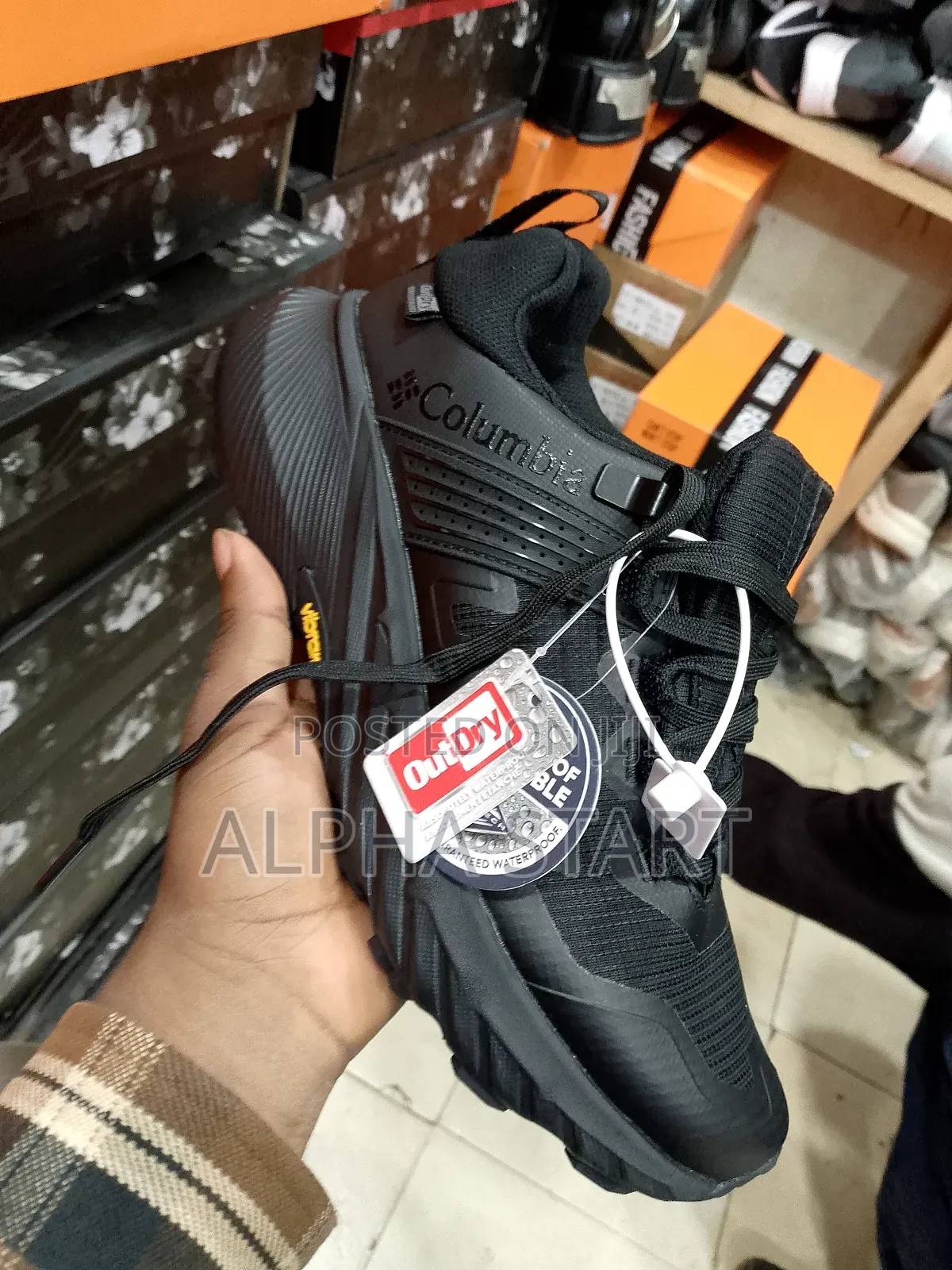 Colombia Blake High Smooth Water Proof Sneakers Made in Viet