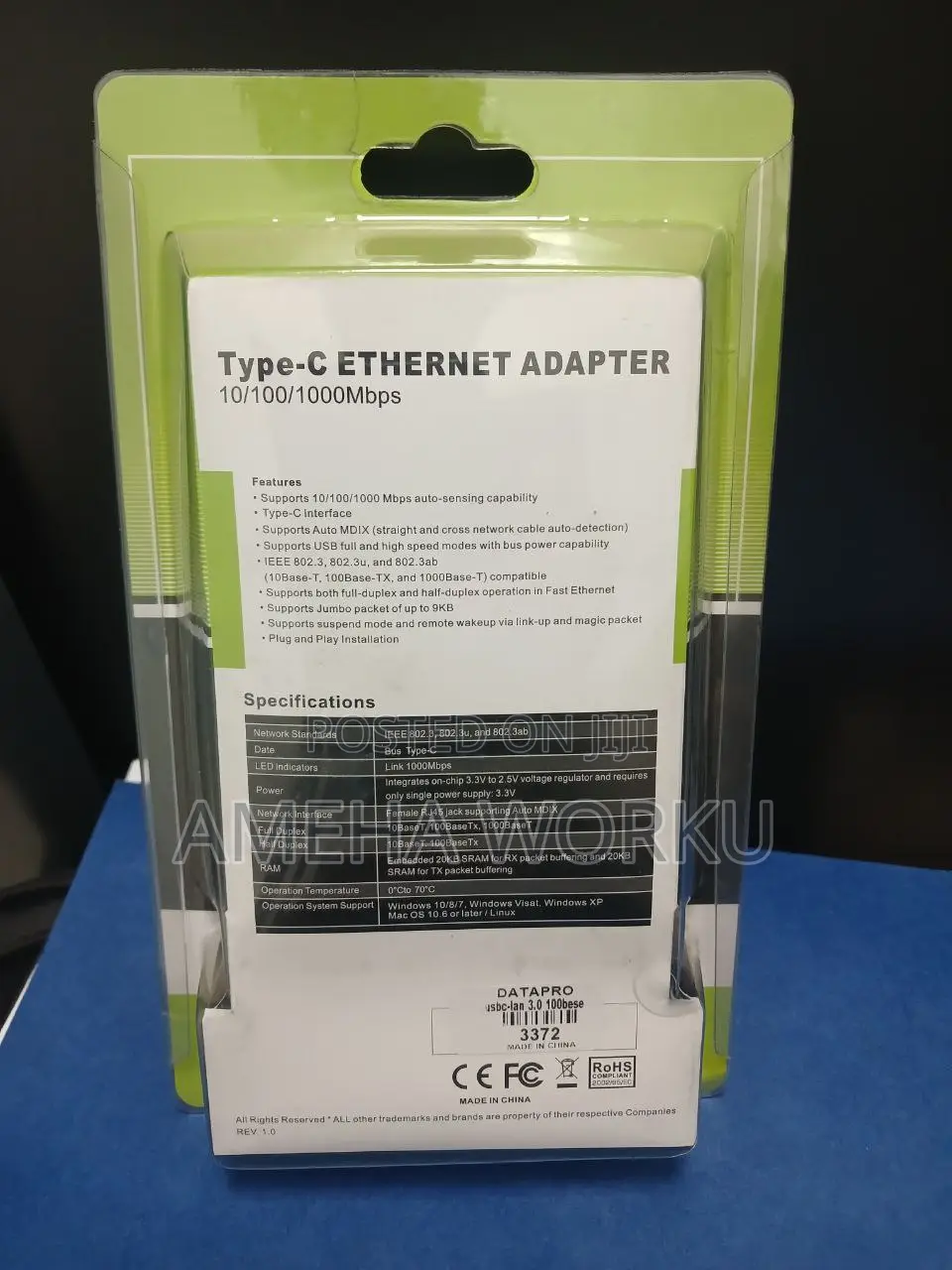 Usb -C Ethernet Adapter MBPS