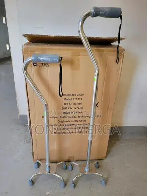 Photo - Evekare Adjustable Quad Feet Cane/Walking Stick