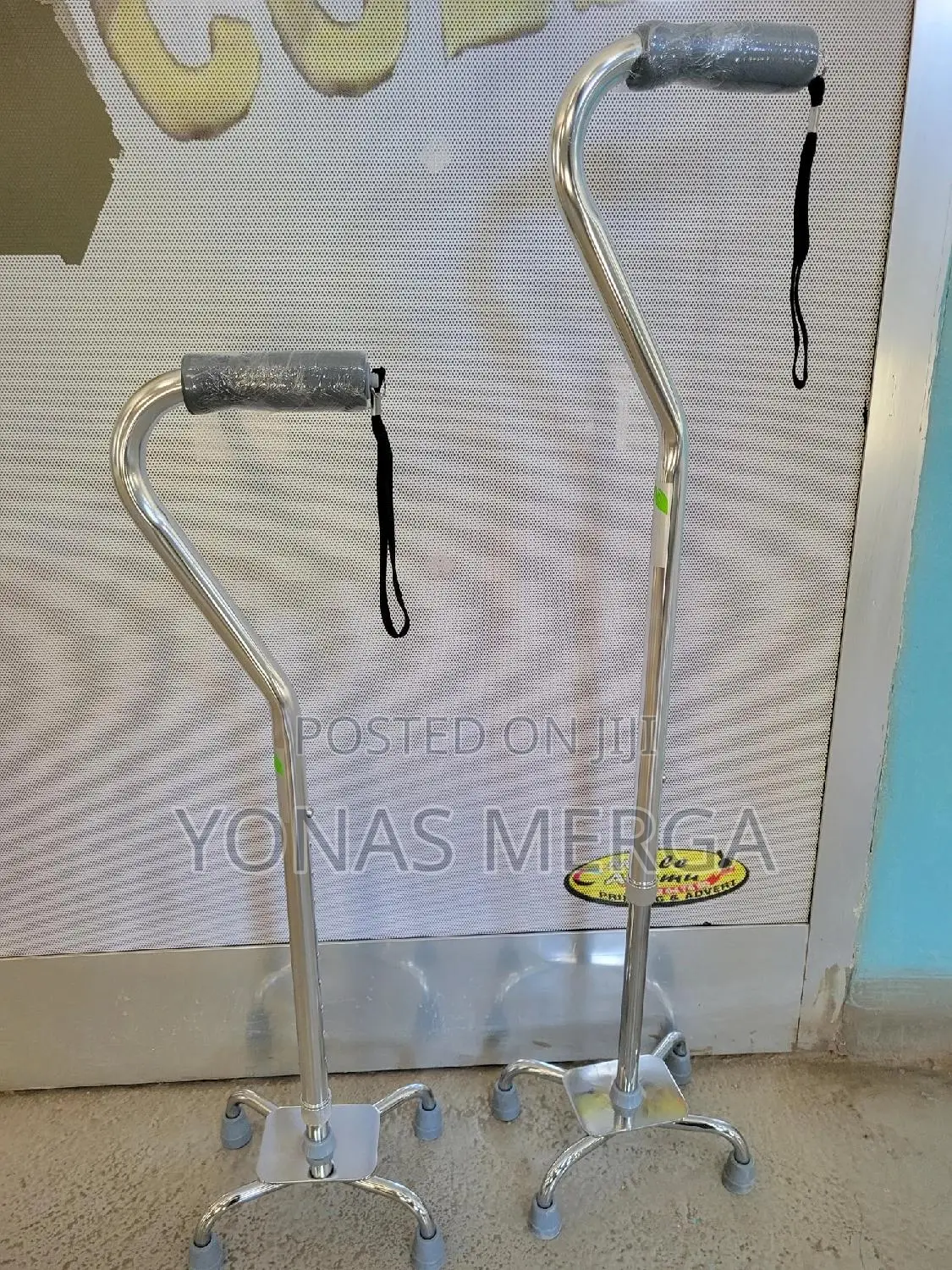 Quad Cane፮序4-Legged Base Walking Stick፺鼐able Tri Pod Offset