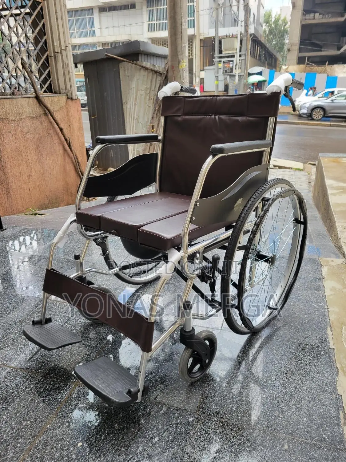 Commode Wheelchair With Handbrakes፸先wheel Chair፱悉wheelchair