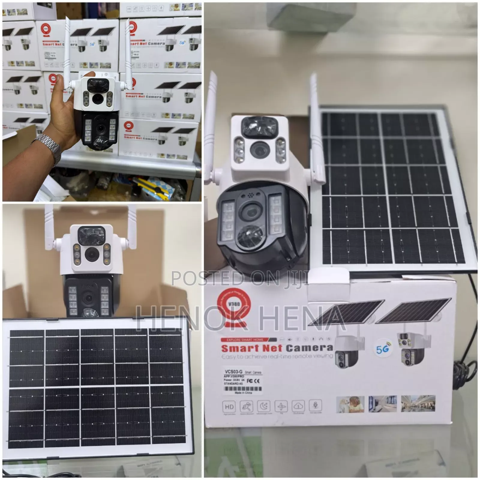 V380 Dual Lens Outdoor Security Camera