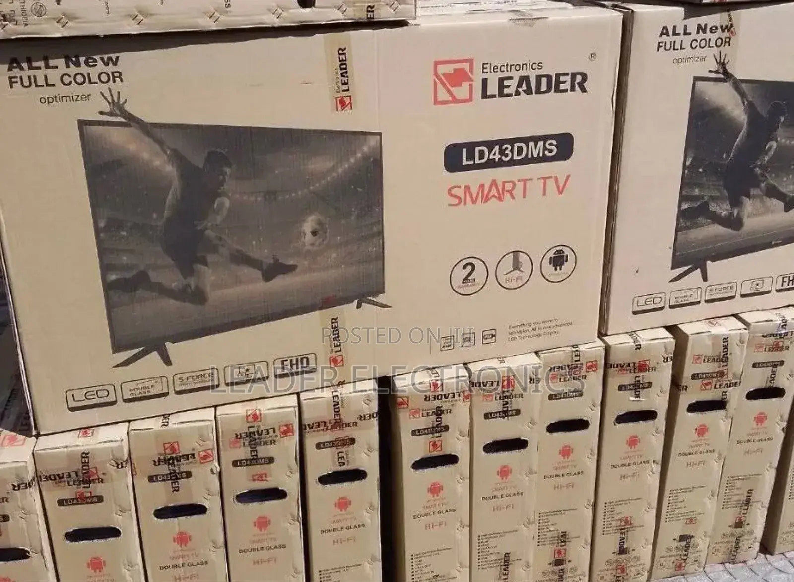 Leader Tv 43" Smart Android Tv New 2025
