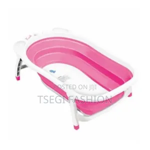 Baby Foldable Bathtub With Sponge/ተጣጣፊ የገላ ማጠብያ ከእስፖንጁ ጋር