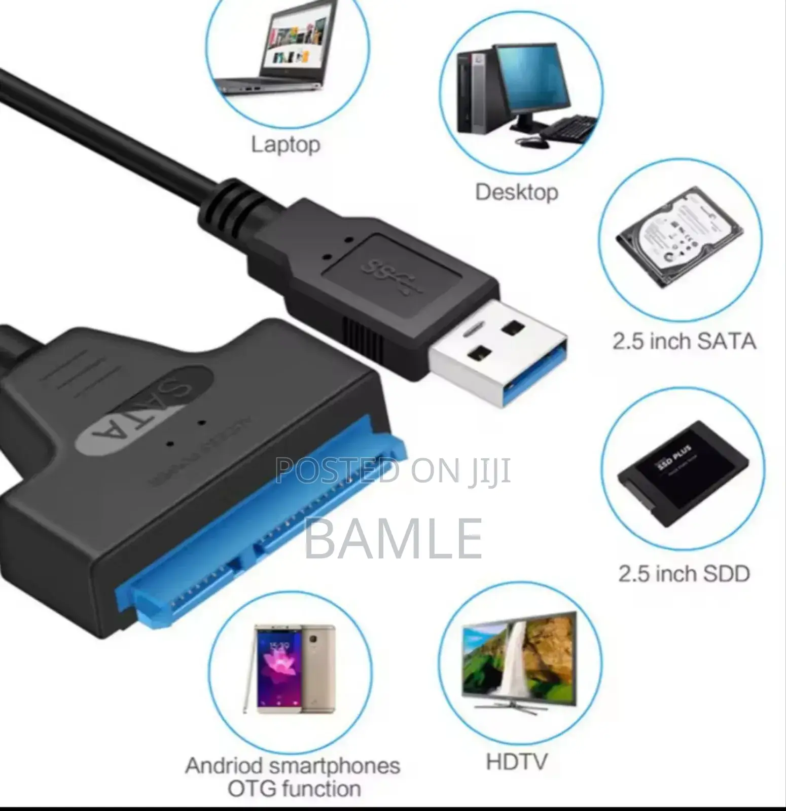 Sata to Usb 3.0 Adapter for Laptop HDD/SSD Hard Drive