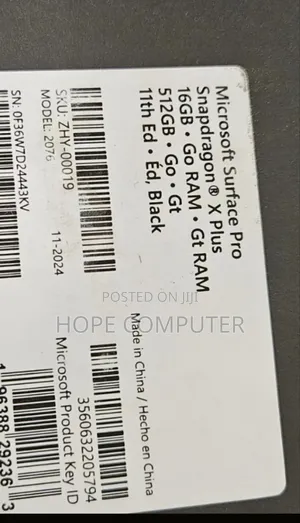 Photo - New Microsoft Surface Pro 11th Edition, a Copilot+ PC 16GB SSD 512GB