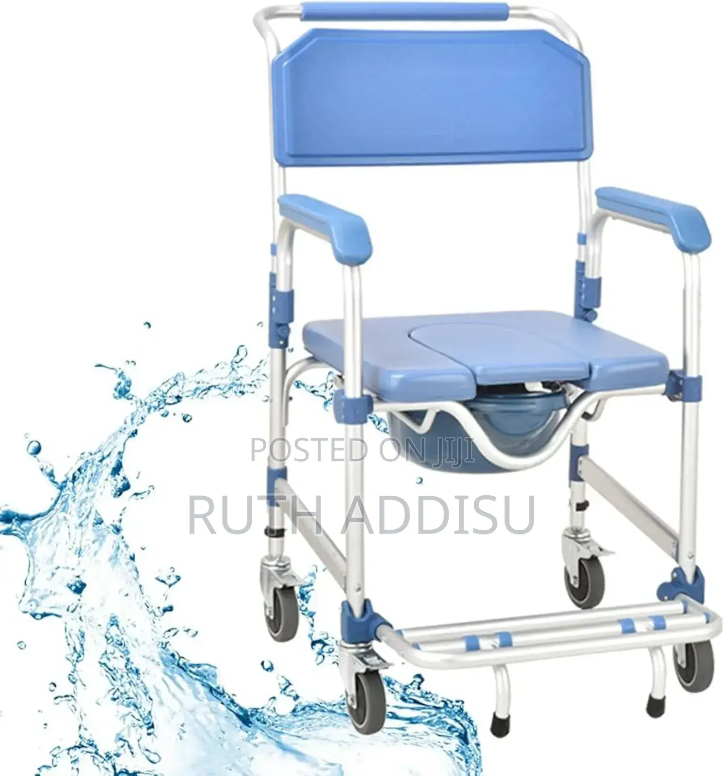 Commode Chair With Wheel Medical Portable Equipment Best