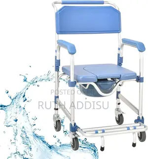 Photo - Commode Chair With Wheel Medical Portable Equipment Best