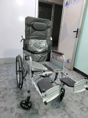 Toilet Wheelchair፯·Adjustable Footrest 150kg Capacity 8"X24"