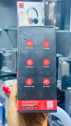 360 Degree Auto Face Tracking Selfie Stick Tripod