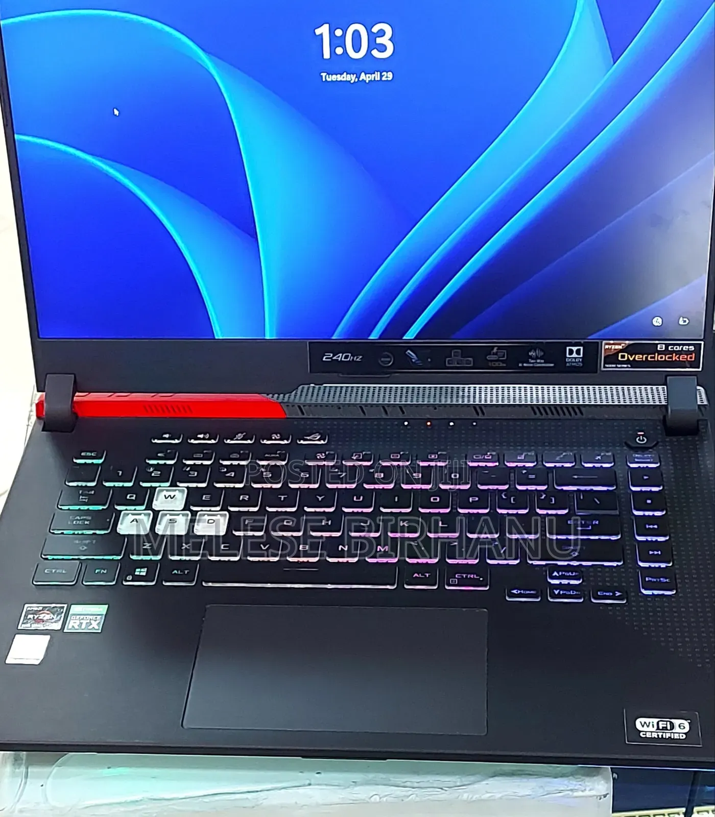 New Laptop Asus 16GB AMD Ryzen 9 SSD 1T