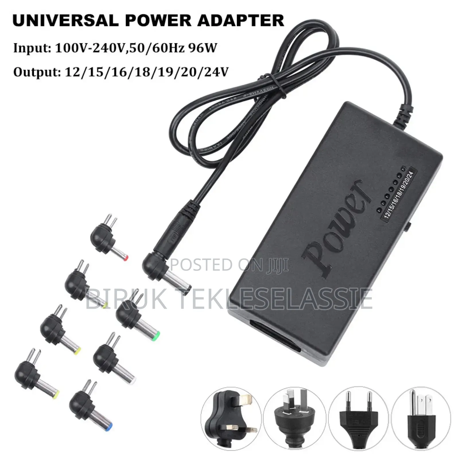 Multi-Functional Adjustable 12-24v Charger With 8 Connectors