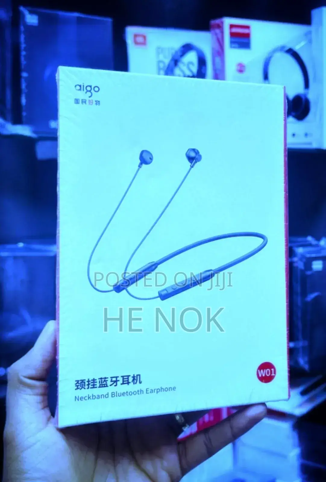 Neckband Bluetooth Earphone W01