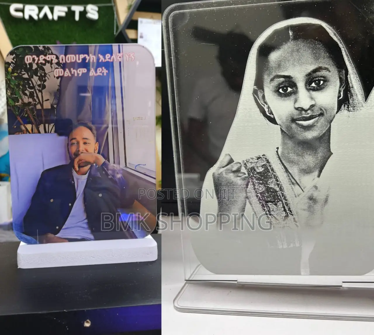 Engraved Acrylic Portraits