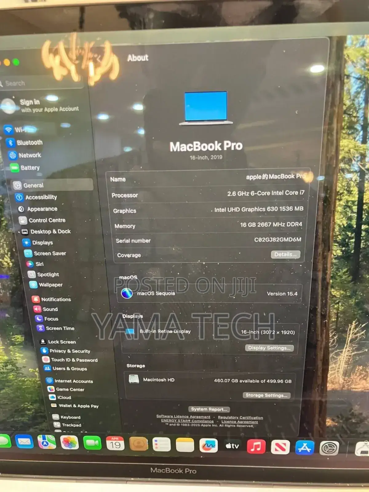 New Laptop Apple MacBook Pro 2019 16GB Intel Core I7 SSD 512GB