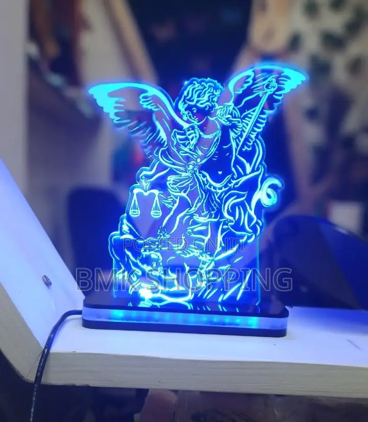 Led Light Box With Religious Design
