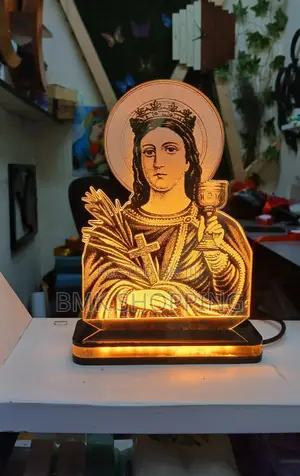 Led Light Box With Religious Design