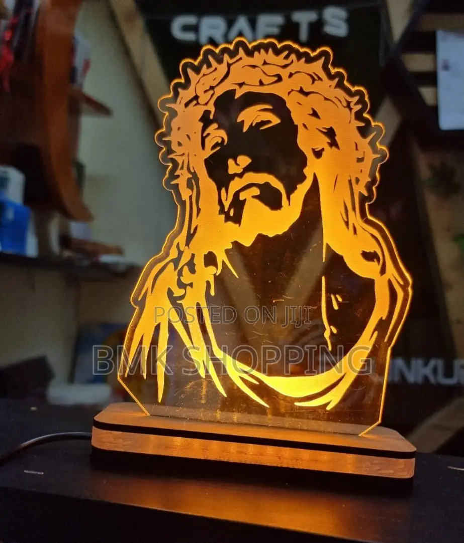 Led Light Box With Religious Design