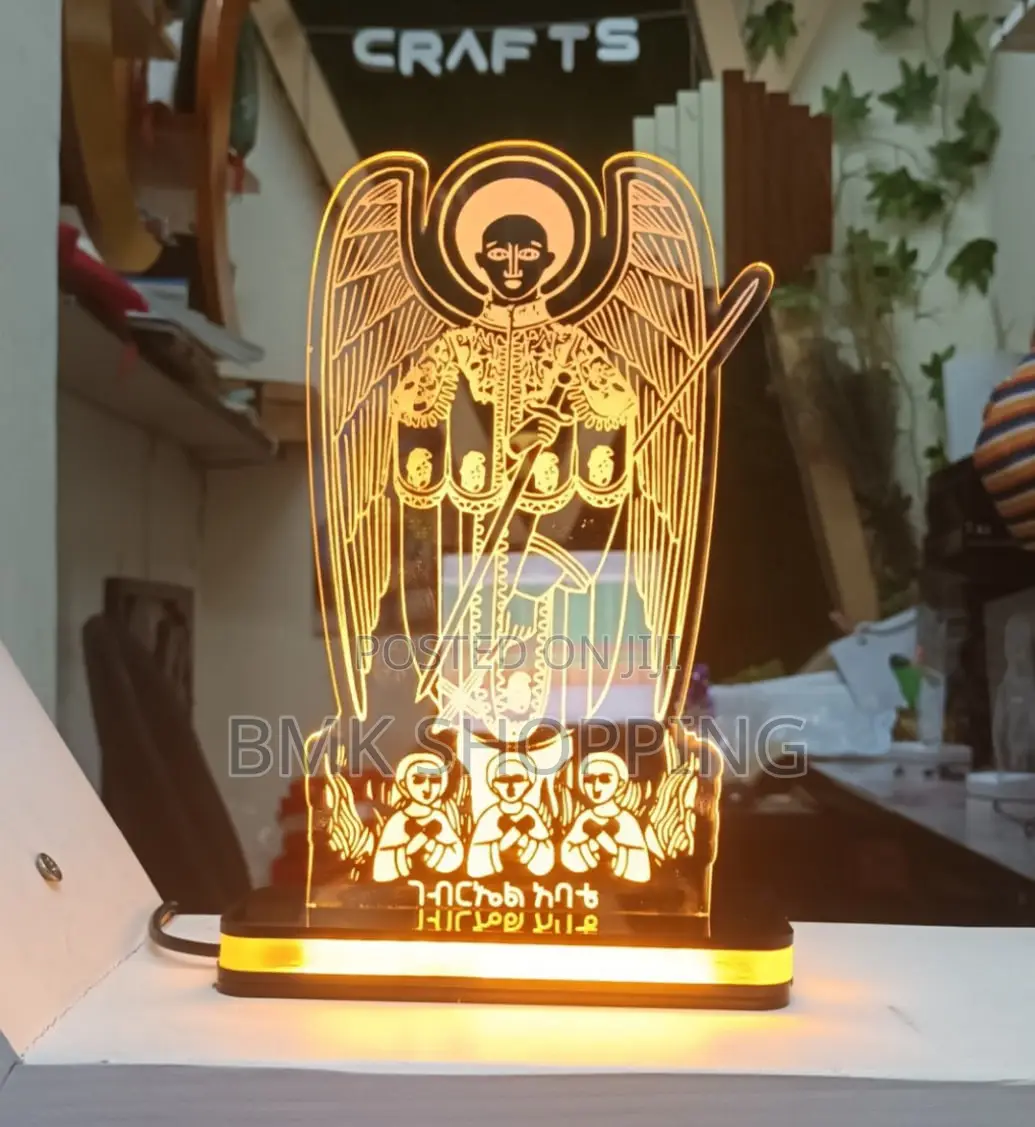 Led Light Box With Religious Design