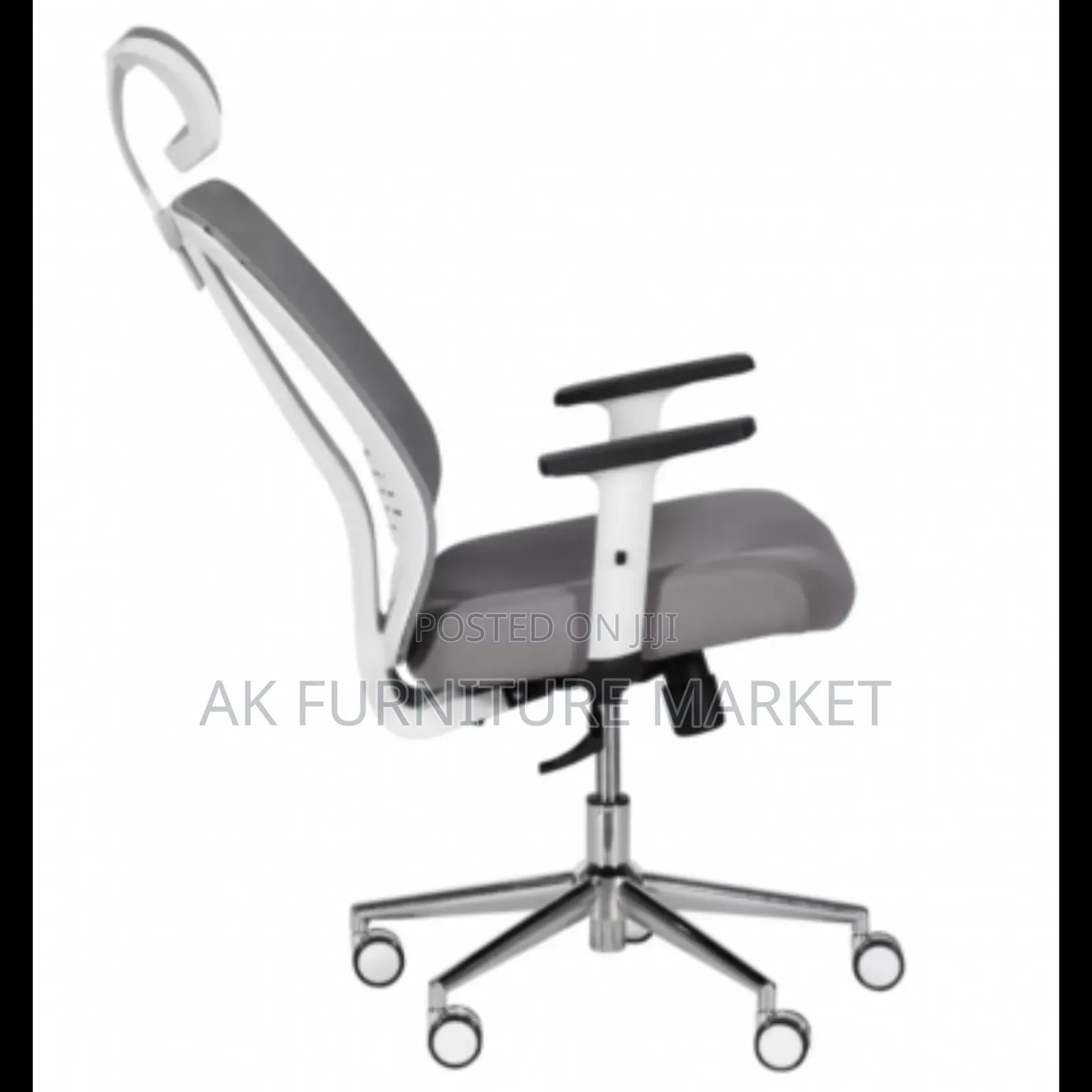 Gray Manageral Chair Modern