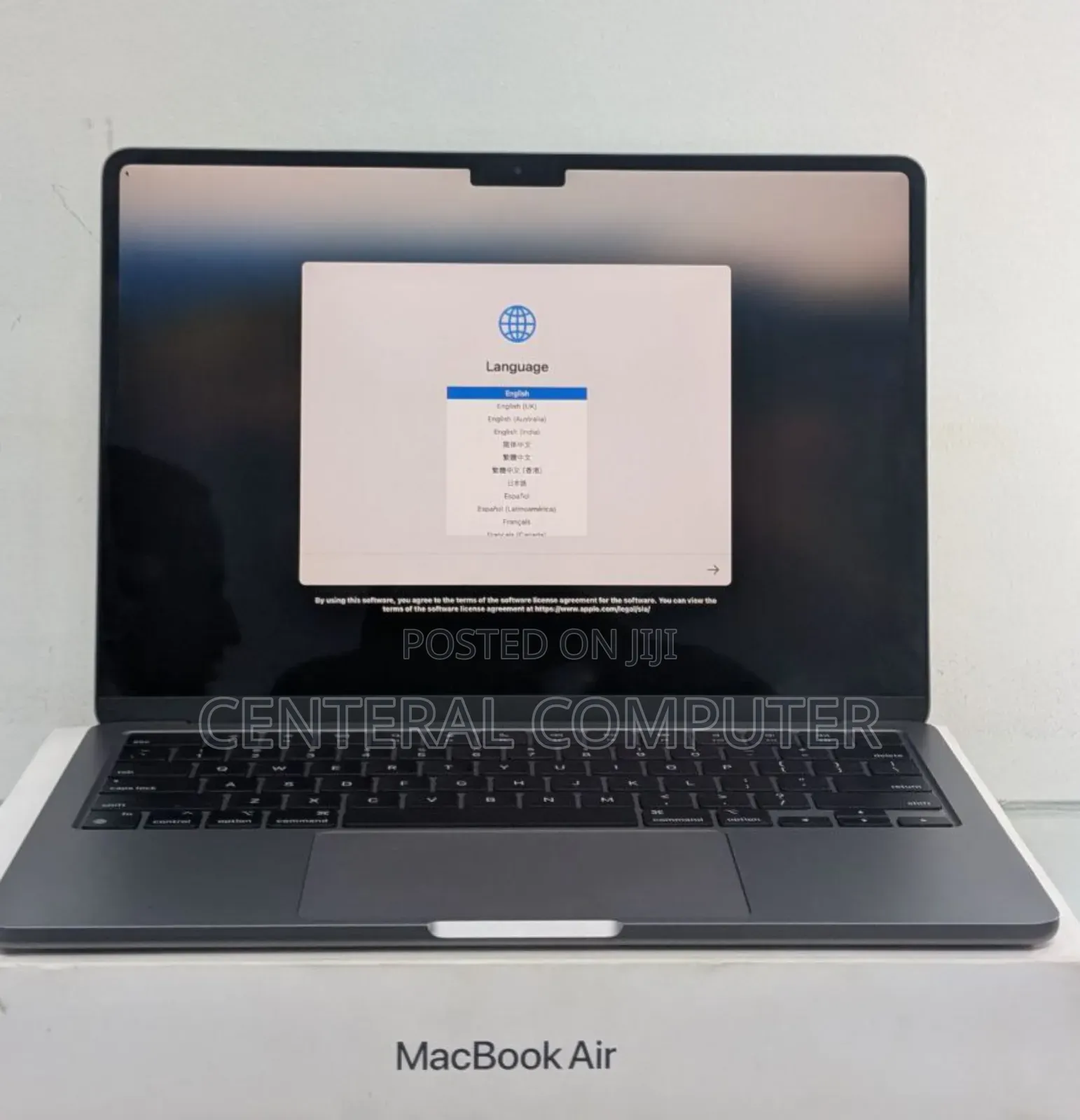 New Laptop Apple MacBook Air 2024 M3 13-Inch 16GB Apple M3 SSD 256GB