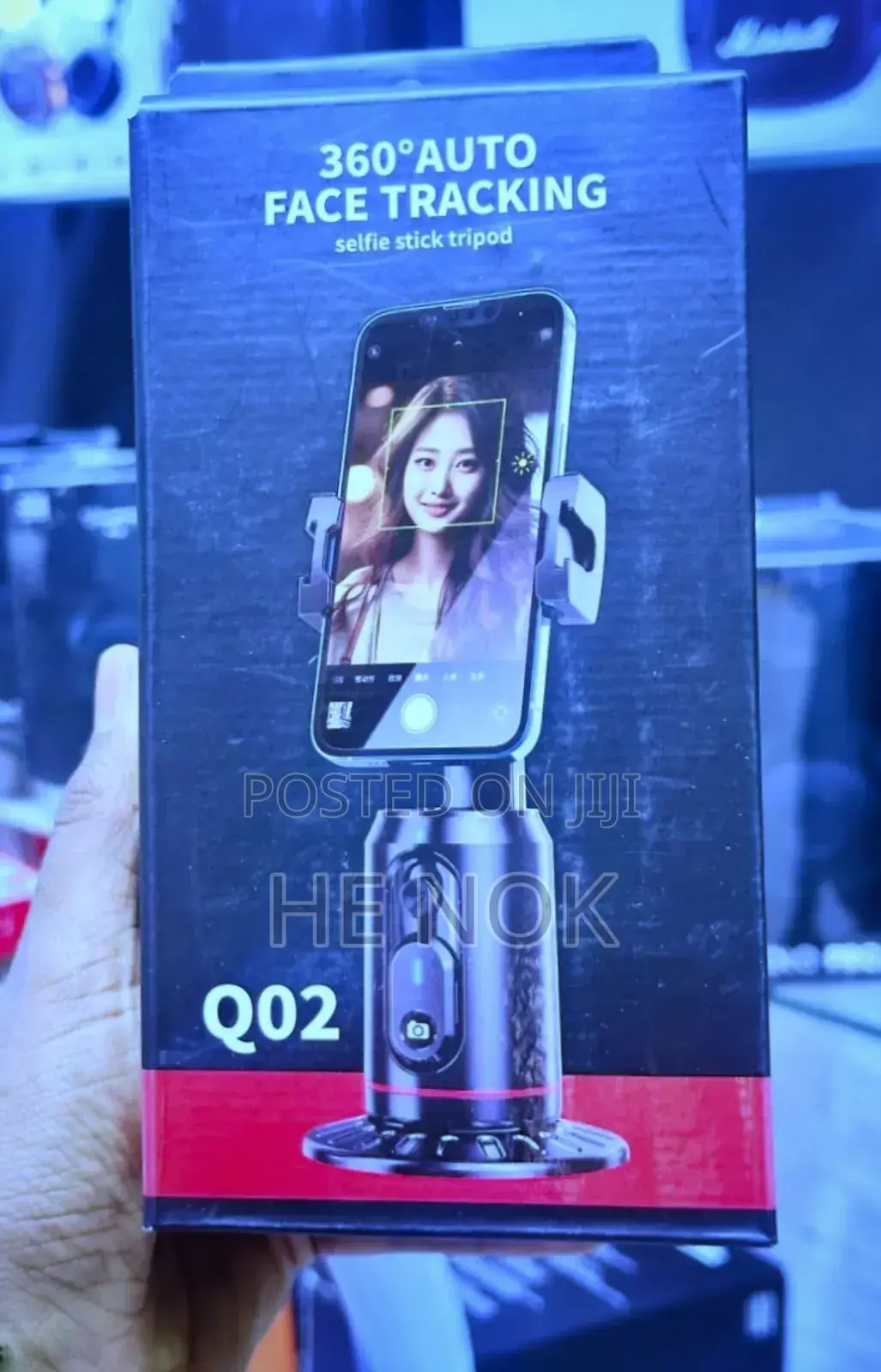 Auto Face Tracking Selfie Stick Tripod 360 Degree